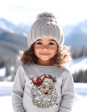 Load image into Gallery viewer, Santa Crystal Mosaic Crew Sweatshirt

