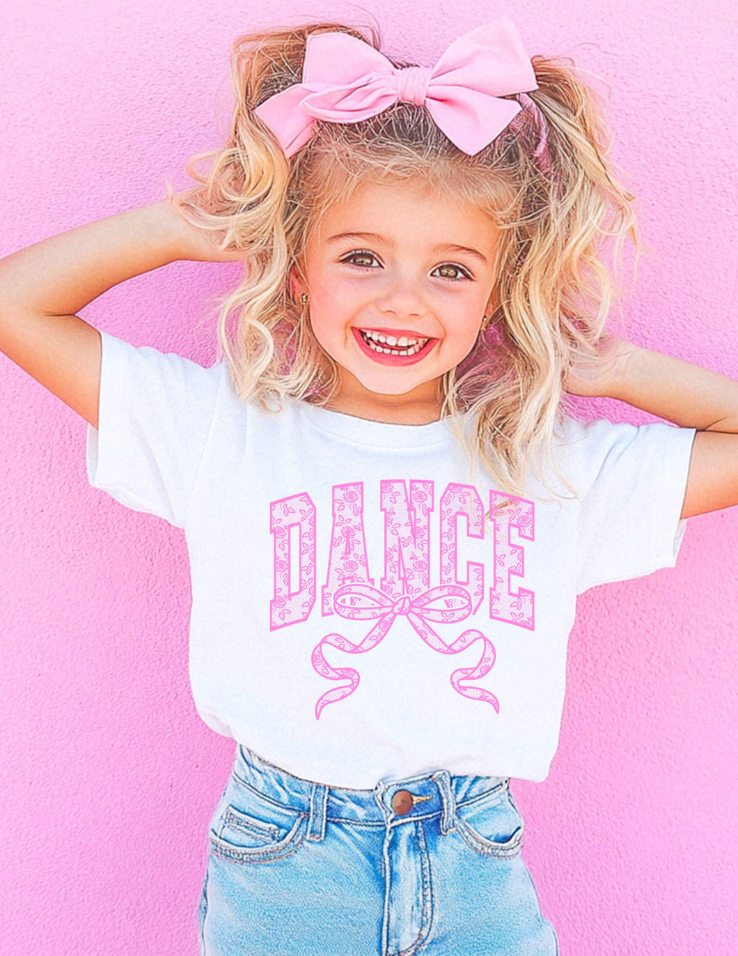 Pink Lace Dance Tshirt
