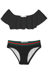 Load image into Gallery viewer, Black Bikini with Belt
