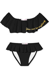 Load image into Gallery viewer, &quot;You Can Be Anything&quot; Black Bikini
