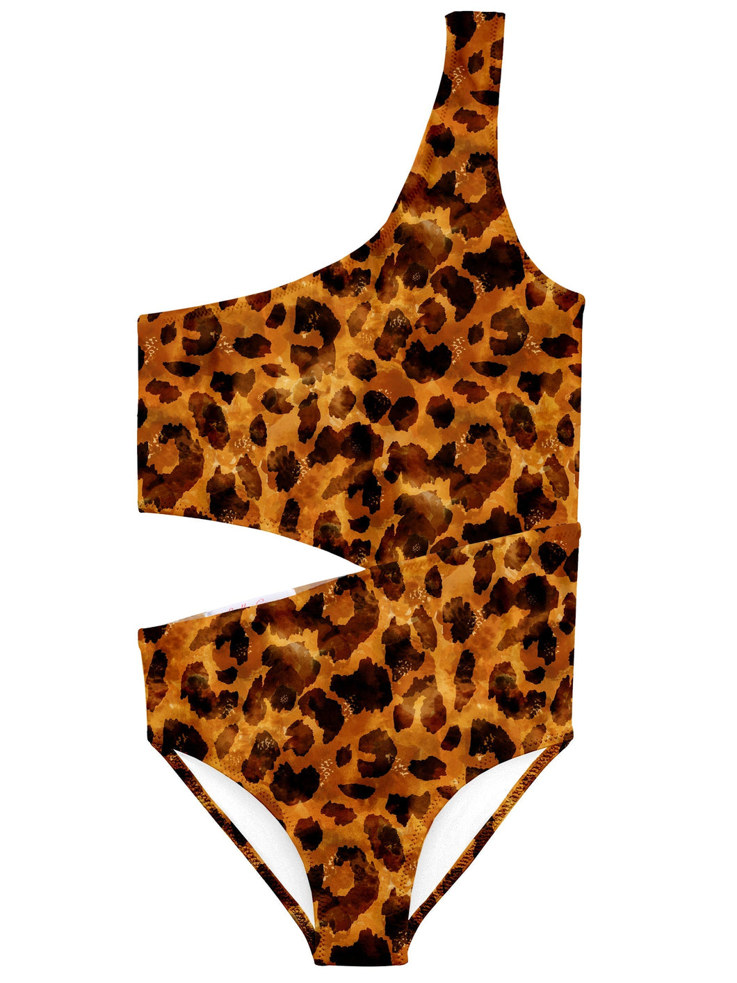 tortoise print cut out swimsuit for girls (INSTOCK) Size 12