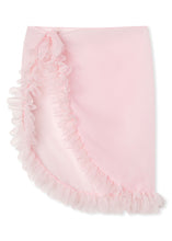 Load image into Gallery viewer, Pink Pareo Cover-Up with Tulle
