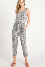 Load image into Gallery viewer, Clearance - LADIES LEOPARD PRINT JUMPSUIT
