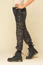 Load image into Gallery viewer, CLEARANCE - Vintage Havana Snake Skin Burn Jogger
