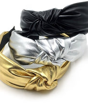 Load image into Gallery viewer, Top Trenz Metallic Knot Headband
