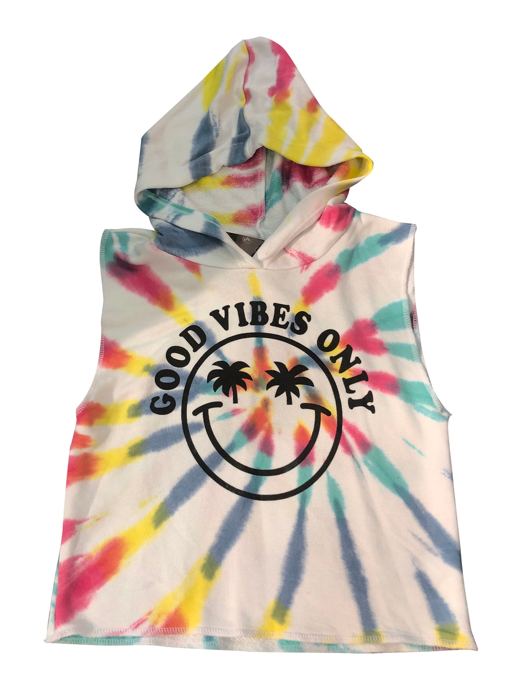 Clearance - Flowers by Zoe Tye Dye Good Vibes Only Hoodie