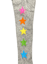 Load image into Gallery viewer, Clearance - Malibu Sugar Grey Cut Out with Neon Stars Long Sleeve Shirt - Size 12
