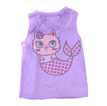 Load image into Gallery viewer, Clearance - Sparkle Mercat Lavender Tank
