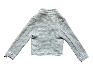 Clearance - Play Six Grey Cotton Zipper Blazer