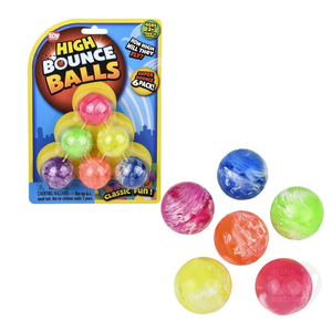 1.25"(32mm) Marble Hi-Bounce Balls