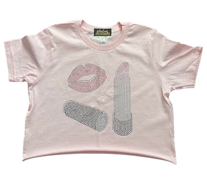 Lipstick and Lips Bling Shirt