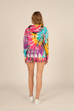 Load image into Gallery viewer, CLEARANCE - Ladies Vintage Havana Boardwalk Tie Dye Burnout Shorts
