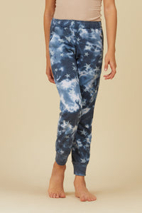 CLEARANCE - Vintage Havana Navy All Over Stars Jogger