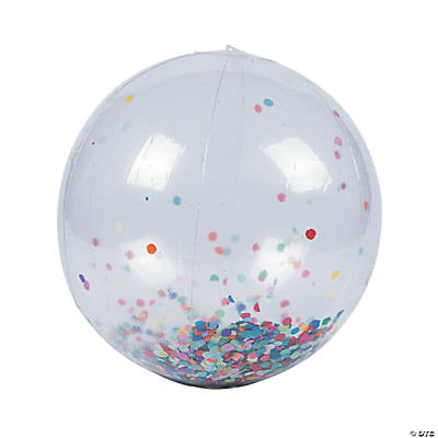 Inflatable Large Confetti Beach Balls