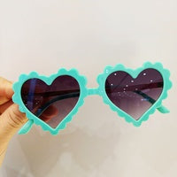 Turquoise Heart  Frame Sunnies