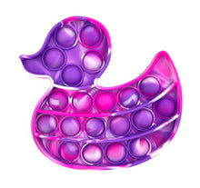 Load image into Gallery viewer, Pink and Purple and White Pop It Fidget Toy 5 inch
