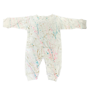 Clearance - Splatter One Piece - Size 3-6 Months