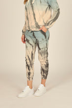 Load image into Gallery viewer, CLEARANCE - Ladies Vintage Havana Sailboat Tie Dye New Heavy Hacci Jogger
