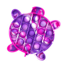 Load image into Gallery viewer, Pink and Purple and White Pop It Fidget Toy 5 inch
