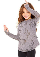 Load image into Gallery viewer, Clearance - Terez Unicorn Burnout Long Sleeve Shirt
